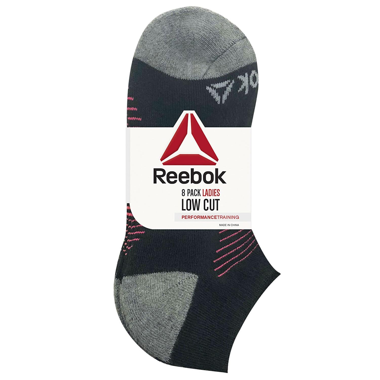 Reebok Women's Cushion Low Cut Socks (8 Pack) - oddros.shop